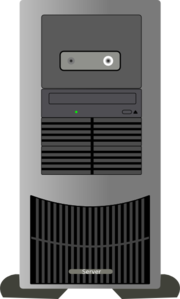 Computer Tower Clip Art